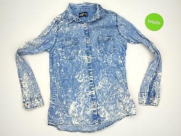 lata 80 jeans: Koszula damska, rozmiar L — 2