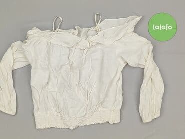 biala bluzka na jedno ramie: Bluzka damska, rozmiar S — 3