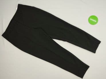 czarne jeansy pull bear: Spodnie materiałowe damskie, M — 2