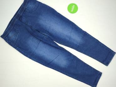 Women: Beloved, Material trousers for women, size 2XL (EU 44) — 2