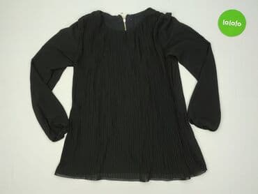 czarne bluzki z szyfonowymi rękawami: Bluzka damska, rozmiar S — 2