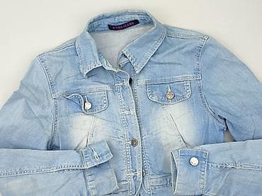 mum jeans: Kurtka jeansowa damska, rozmiar L — 1