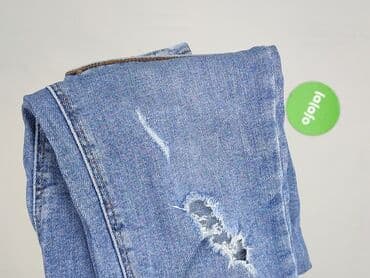 srebrne sandały reserved: River Island, Jeansy damskie, M — 5