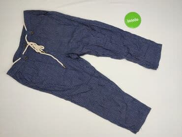 Women: Material trousers for women, size M (EU 38) — 2