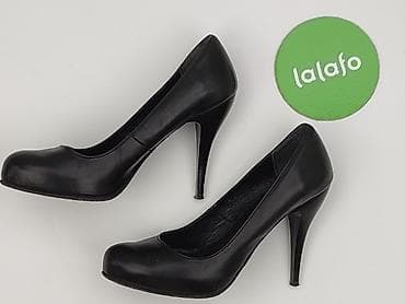 deichmann botki catwalk: Czarne klasyczne szpilki damskie - Rozmiar: 36 (oznaczenie na — 3