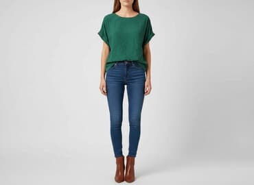 bluzki butelkowa zielen: Bluzka damska, rozmiar L — 6