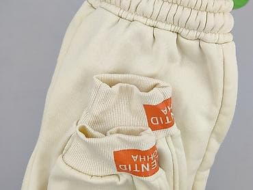 kremowe dresy: Spodnie dresowe damskie, rozmiar S — 5