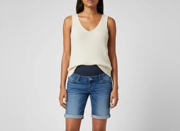 ciążowe krótkie spodenki: H&M, Szorty damskie, rozmiar M — 6