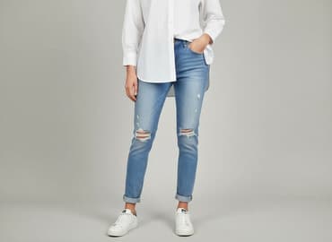 dżins tkanina: Denim Project, Jeansy damskie, rozmiar S — 6