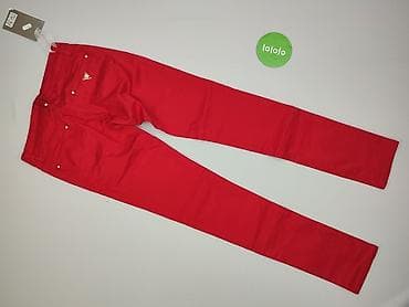 red star pants: Miss RJ, Spodnie materiałowe damskie, rozmiar M — 3