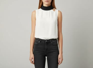 bluzki z golfem: Bluzka damska, rozmiar S — 6