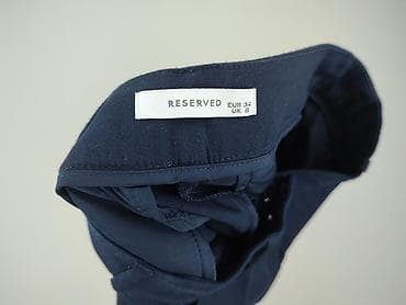 reserved dżinsy: Spodnie materiałowe damskie, rozmiar 2XS — 4