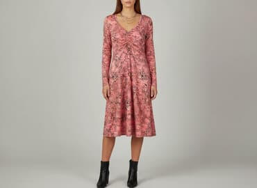 sukienki midi z marszczeniem: Stockholms Klänningsfabrik, Sukienka damska, rozmiar S — 1