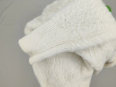 sweter z dużymi oczkami: Sweter damski, One size — 5