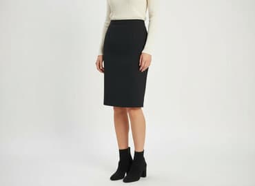 czarne spódnice w kratę: Spódnica damska, rozmiar M — 5