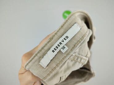 beżowe jeansy damskie: Reserved, Jeansy damskie, rozmiar M — 4