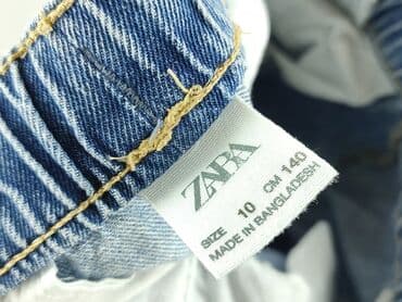 top z piórami czarny: Spodnie jeansowe, Zara, 10 lat, 140, stan - Bardzo dobry — 4