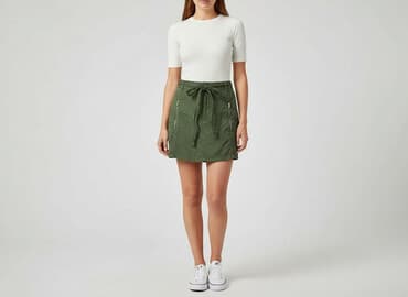 skórzane spódniczka stradivarius: Stradivarius, Spódnica damska, rozmiar L — 1