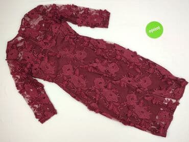 sukienki wieczorowe długie bordowe: Sukienka damska, rozmiar S — 3