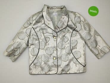 metaliczne kurtki: Marynarka damska, rozmiar 4XL — 2