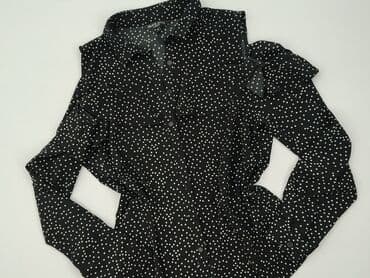 czarne bluzki w biale grochy: Brave Soul, Bluzka damska, M — 1
