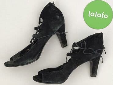 kapcie z piętą: Sandals for women, size 39 — 4