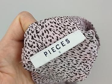 niebieska bluza: Pieces, Bluzka damska, rozmiar S — 4