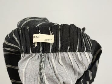 spodnie w paski pull and bear: PULL&BEAR, Material trousers for women, size S — 5