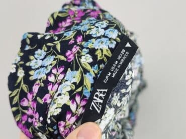 zara sukienka w kwiaty z bufiastymi rękawami: Zara, Women`s dress, size M — 7