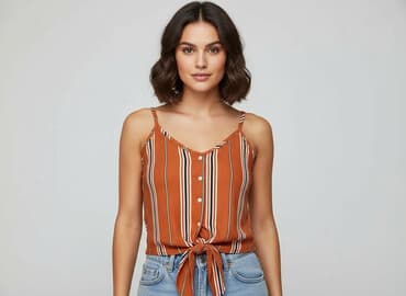 bluzki z odcieciem pod biustem: Amisu, Bluzka damska, rozmiar XS — 6