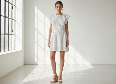 shein sukienka biala: Shein, Sukienka damska, rozmiar S — 1