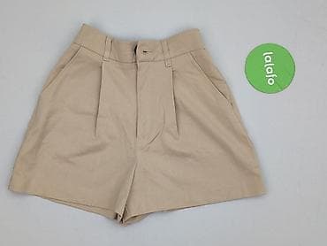 bezowe: Bershka, Szorty damskie, rozmiar XS — 2