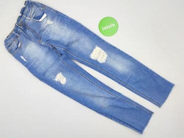 spodnie mnml: Spodnie jeansowe, Zara, 12 lat, 152, stan - Idealny — 2