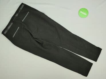 spodnie ze sztucznej skóry h m: H&M, Spodnie materiałowe damskie, rozmiar M — 3