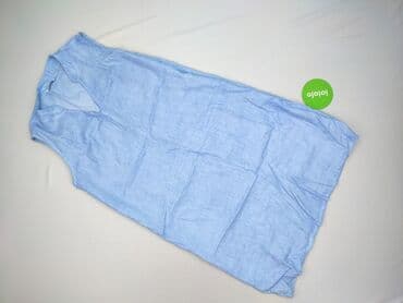 lniane sukienki dla puszystych: Sukienka damska, rozmiar One size — 3