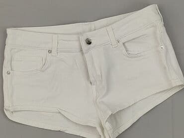 spodenki rozkloszowane skorzane: H&M, Szorty damskie, rozmiar M — 1