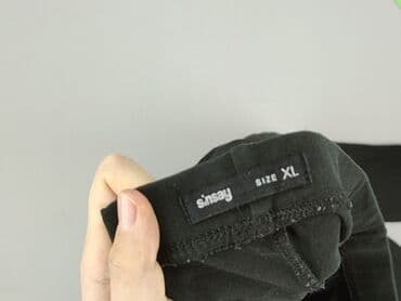 srebrne legginsy: Sinsay, Legginsy Eleganckie damskie, rozmiar XL — 4