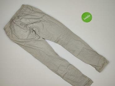 fioletowe dresy: Soft Grey, Spodnie materiałowe damskie, rozmiar S — 3