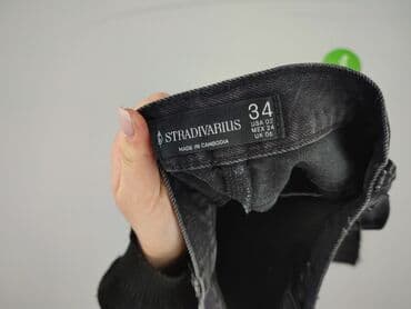 stradivarius skórzane spodnie: Jeansy damskie, rozmiar XS — 4