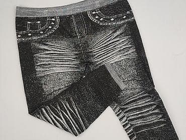 leopard jeans: Legginsy Eleganckie damskie, rozmiar L — 1