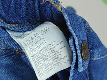 stroje kąpielowe dla dziewczynek 0 3 lata: Spodnie jeansowe, H&M, 9-12 miesięcy, stan - Idealny — 5