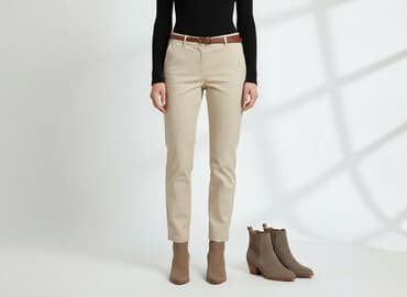 mohito spodnie szerokie: Mohito, Spodnie materiałowe damskie, rozmiar L — 1