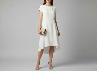 biała sukienka na komunię dla mamy: Sukienka damska, rozmiar M — 1