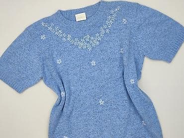 chabrowy sweter: Sweter damski, rozmiar S — 1
