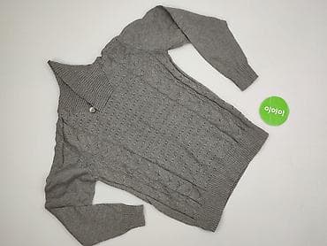 sweter szary: Sweter damski, rozmiar M — 2