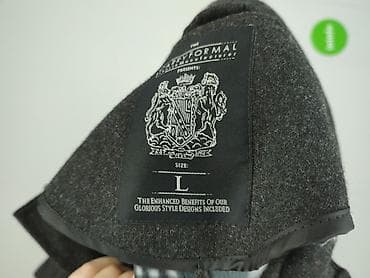 lorenzo płaszcze: Męski płaszcz Carryformal, rozmiar L - Kolor: ciemny grafit - Skład — 4