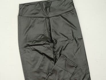 legginsy jeździeckie ocieplane: Legginsy Ze skóry ekologicznej damskie, rozmiar XL — 2