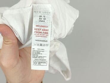 жіноча футболка m eu 38 візерунок принт колір білий: New Look, Футболка жіноча, розмір L — 4