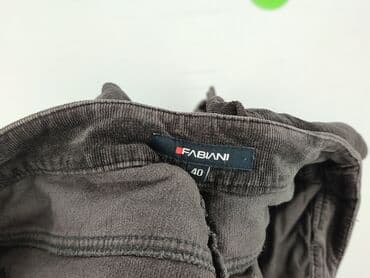 Women: Fabiani, Material trousers for women, size L (EU 40) — 4