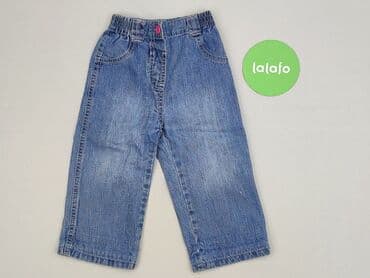 spodnie lenary lata 90: Spodnie jeansowe, George, 9-12 miesięcy, stan - Bardzo dobry — 2